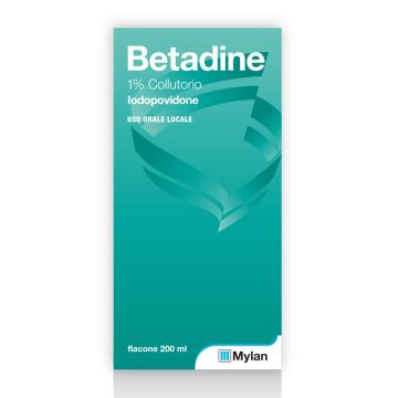 Betadine 1% Collutorio Iodopovidone 200 ml