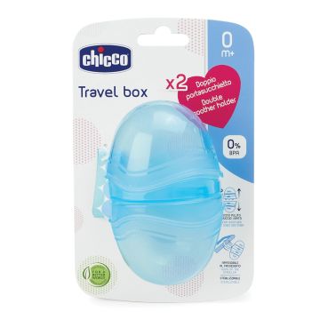 Chicco Porta Succhietto Doppio Blu 0m+