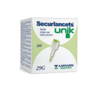 Lancette pungidito securlancets unik gauge 29 200 pezzi