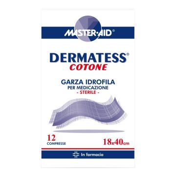 Master Aid Dermatess Garza Idrofila 18x40 12 Pezzi