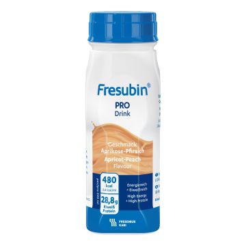 Fresubin pro drink albicocca-pesca 4 flaconi x 200 ml