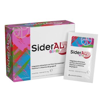 SiderAL Folico 30mg Integratore di Ferro e Vitamine 20 Stick pack