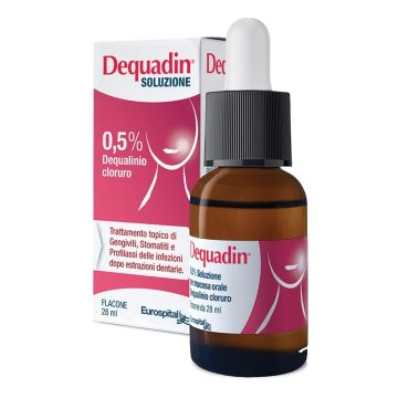Dequadin 0,5% Soluzione per Mucosa Orale 28 ml