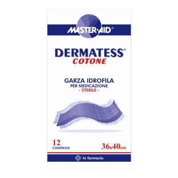 Master Aid Dermatess Garza Idrofila 36x40 12 Pezzi
