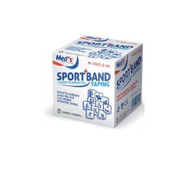 Cerotto meds in tela bianca sportivo 1000x2,5cm