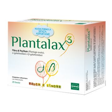 Plantalax 3 pesca e limone 20 bustine