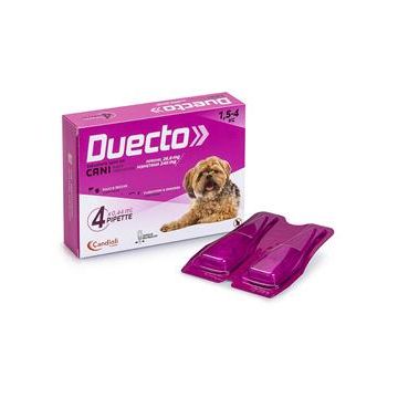 DUECTO CANE SPOT-ON CF. (4 PIPETTE) 1,5-4 KG