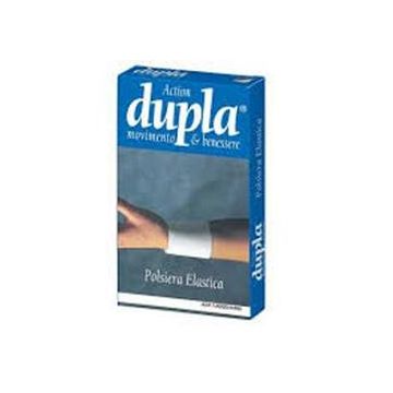 Dupla polsiera elast.bianca l