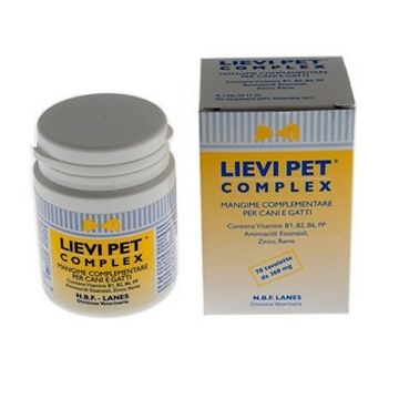 Lievi Pet Complex Mangime Complementare Cani/Gatti Flacone 70 Tavolette