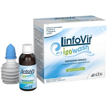 Linfovir Isowash Soluzione Salina Isotonica 8x60 ml
