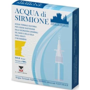Acqua di sirmione minerale naturale 6 flaconi 15ml