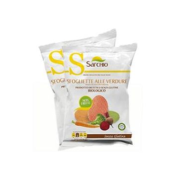 Sarchio Sfogliette alle Verdure Bio 55 g Senza Glutine