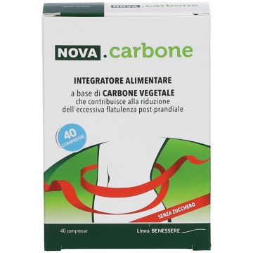 Nova Carbone Vegetale Integratore 40 Compresse