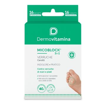 Dermovitamina Micoblock Verruche Patch 16 Pezzi