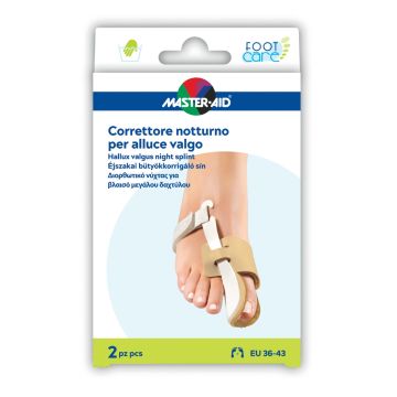 Divaricatore alluce giorno/notte master-aid footcare small 2 pezzi d11