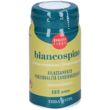 Erba Vita Biancospino Integratore Rilassante e Cardiovascolare 125 Tavolette