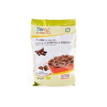 Zero% glutine follie riso ciocciolato fondente bio 300 g