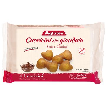 Agluten cuoricini gianduja150g