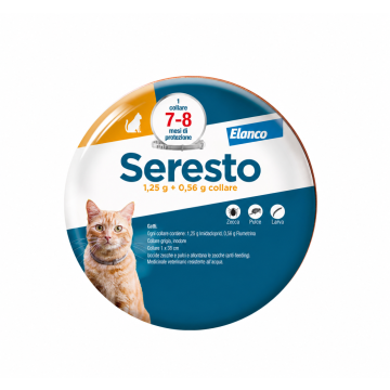 Seresto Collare Antiparassitario Per Gatti 38 Cm 1,25G + 0,56G