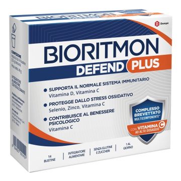 Bioritmon Immuno Defend Integratore Difese Immunitarie 14 Bustine