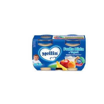 Mellin Merenda Yogurt Frutta Mista 2x120g