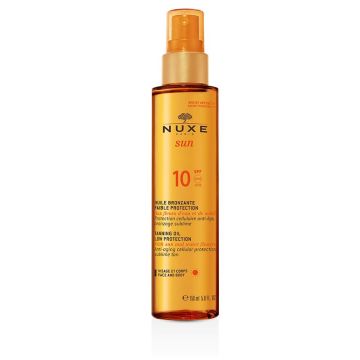 Nuxe sun huile bronzante spf10