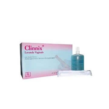 Clinnix Lavanda Vaginale 4 Flaconi 140ml + 4 Cannule Vaginali Monouso In Blister