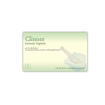 Clinner Lavanda Vaginale 4 Flaconi 140ml + 4 Cannule Vaginali Monouso Blister