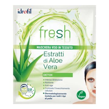 Idrofil Fresh Aloe Maschera Viso 1 Pezzo