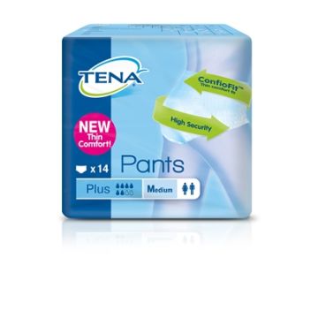 Pannolone a mutandina tena pants plus taglia extra small 14 pezzi
