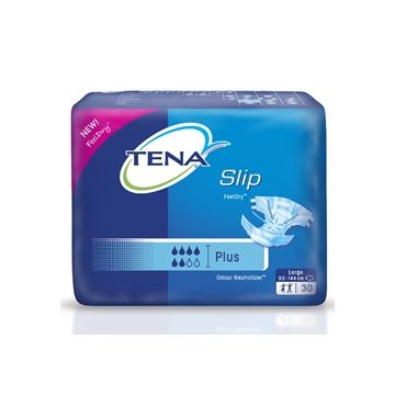 Tena Slip Plus Pannolini Taglia L 30 Pezzi