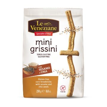 Le Veneziane Mini Grissini Sesamo E Chia 250g
