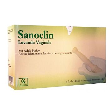 Sanoclin Lavanda Vaginale 4 Flaconi 140ml