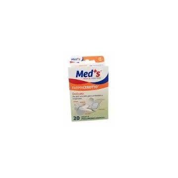 Cerotto meds strips delicato tessuto non tessuto assortiti 20 pezzi