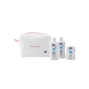 Chicco Baby Moments Gift C/zip Rosa 3pezzi