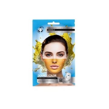 Maschera Viso Bicolor Idratante Camomilla 1 Pezzo