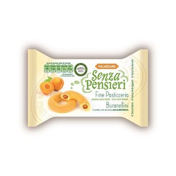 Senza Pensieri Buranellini Ripieni All'Albicocca Monodose Senza Glutine 25g