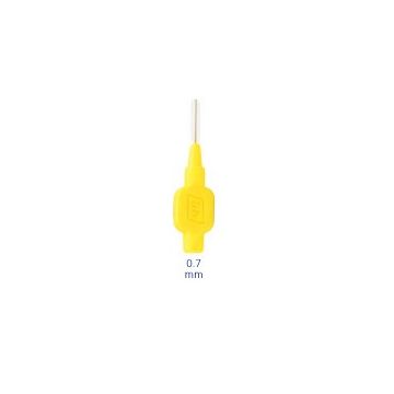 TePe Original Giallo Scovolino Per Pulizia Interdentale Misura ISO 4 filo 0,7 mm 6 Pezzi