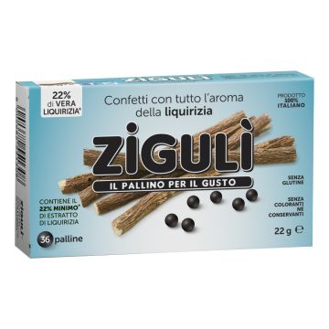 Zigulì Liquirizia 36 Palline 22 g