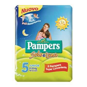 Pampers Sole&luna Flash J 16pezzi