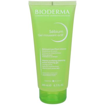 Bioderma Sebium Gel Moussant Actif Gel Detergente Purificante 200 ml