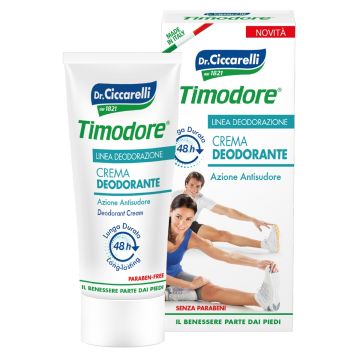 Timodore Crema Deodorante Piedi 48H Antisudore 50 ml