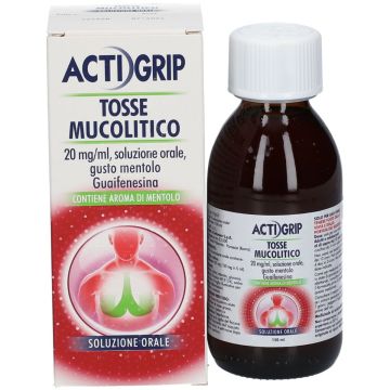 Actigrip Tosse Mucolitico Guaifenesina Flacone 150 ml