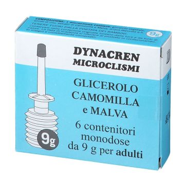 Dynacren Microclismi Camomilla E Malva 6 Pezzi Da 9 G Per Adulti