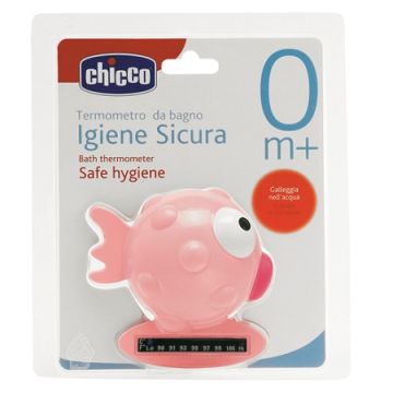 Chicco Termometro da Bagno Pesce Palla Colore Rosa 1 Pezzo