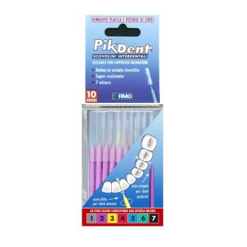 Pikdent Scovolini Interdentali 2 Viola 10 Pezzi