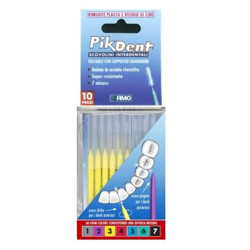 Pikdent Scovolini Interdentali 3 Giallo 10 Pezzi