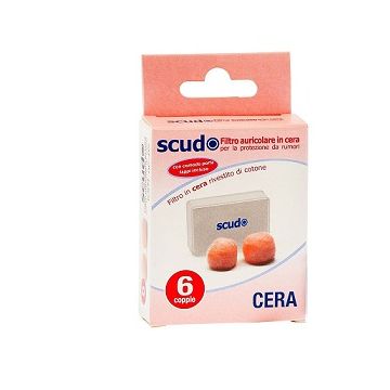 Earplug scudo cera 6coppie 12p