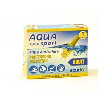 Scudo Aqua Sport Filtro Auricolare Per Adulto 2 pezzi