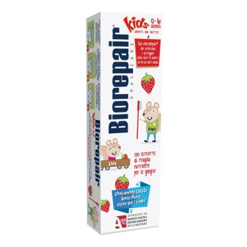 Biorepair Dentifricio Junior Topo Gigio 0-6Anni Fragola 50 ml